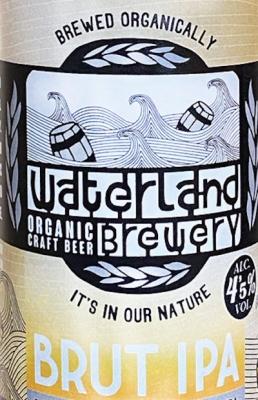 Waterland Brut IPA etiket Waterland Brut IPA etiket